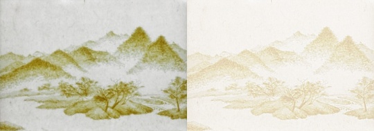 張秋實，《一紙云山-米式云山10》，149x105cm，2012
