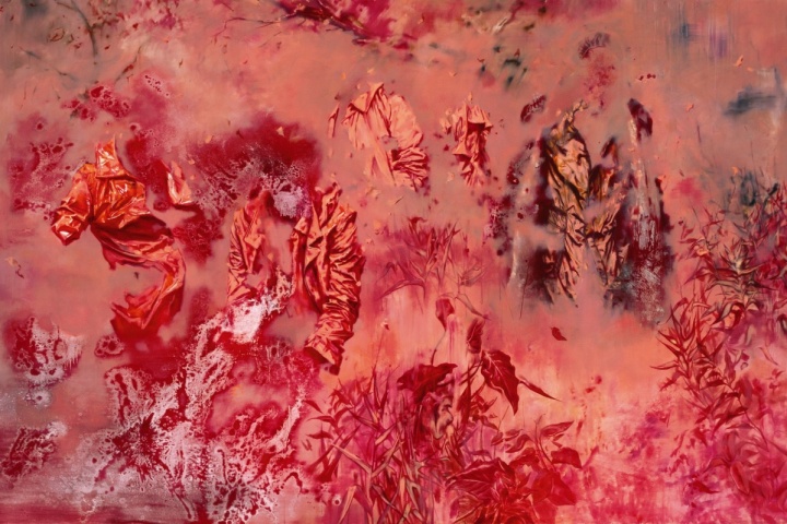 《迷途III》，200x300cm，布面丙烯、油彩，2013年
