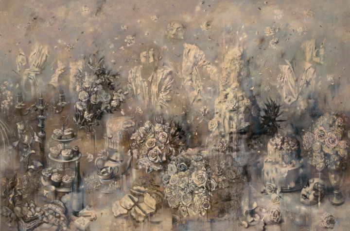 《迷途I》，200x300cm，布面丙烯、油彩，2013年
