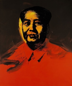 安迪?沃霍爾，《毛》，布面油畫，127×106.6cm，1973，圖片來源：Sotheby's

