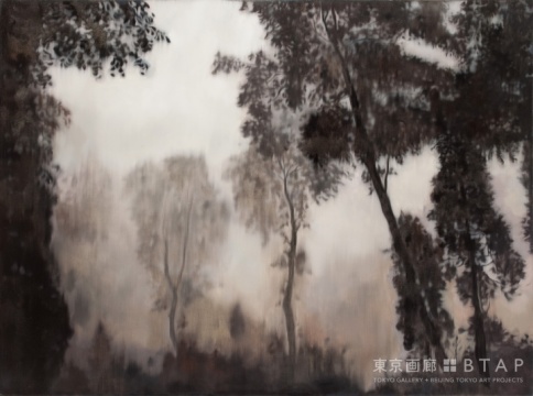 《觀氣7》，150X200cm，油彩，2008