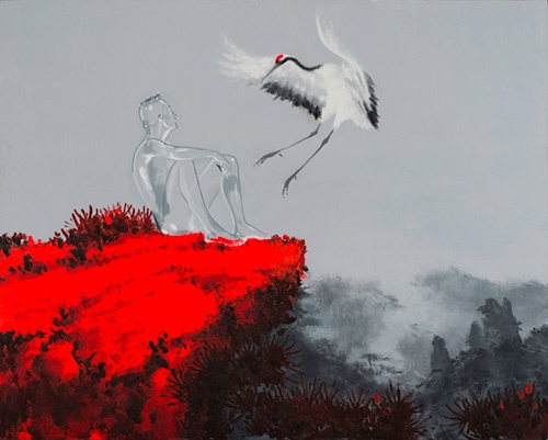 武明中作品里玻璃人與環(huán)境色的交換反映了他現(xiàn)階段的思考
武明中作品里玻璃人與環(huán)境色的交換反映了他現(xiàn)階段的思考