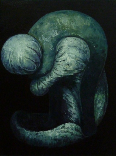《人與被子》布面油畫 80.5X60.5cm 2012
《人與被子》布面油畫 80.5X60.5cm 2012