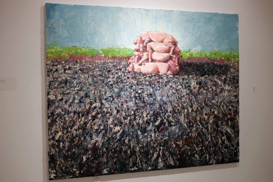 左小祖咒 《財富》 200x250cm 布面油畫 2014