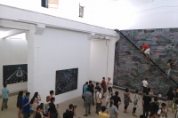 王慶松“同一個(gè)世界 一個(gè)夢(mèng)想”互動(dòng)白盒子,王慶松,金秀炫
