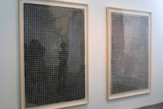 丁乙展出作品 《十示》 石板版畫  178x118cm 2007
