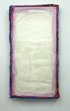 馬樹青  《無題》  中國宣紙、礦物質(zhì)顏料  145x80cm  2014