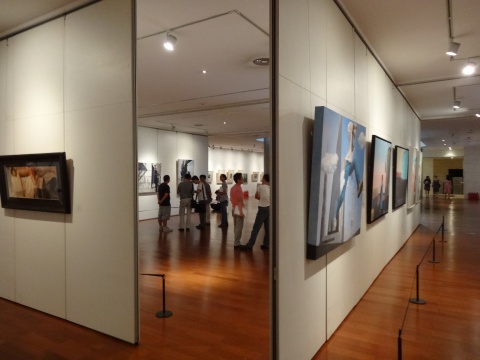 由于參展藝術(shù)家眾多因此展覽體量頗大
