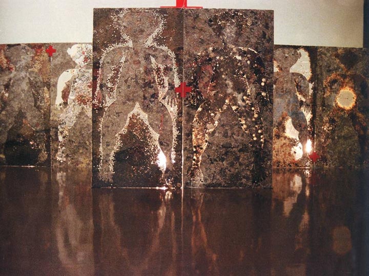 1994年，日本福岡美術(shù)館“第四屆亞洲美術(shù)展”，作品《盛世太平》。
