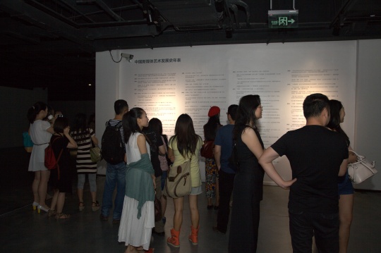 這一展覽的策展主題，主要是想對(duì)新媒體這一今天所謂的時(shí)髦藝術(shù)方式進(jìn)行弱化

