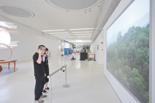 展覽現(xiàn)場，弗拉基米爾?尼科利奇的作品《沒有風(fēng)景》
