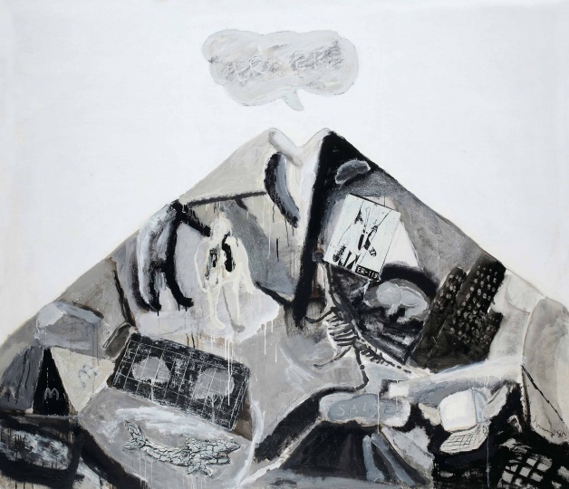 尚揚 《大風(fēng)景診斷之四》 170×200cm 布面油畫 1995
尚揚 《大風(fēng)景診斷之四》 170×200cm 布面油畫 1995