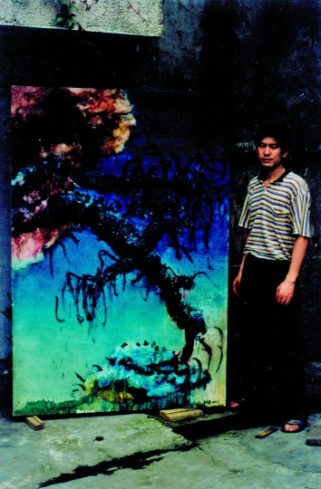 1993年周老師在玉林沙子堰小區(qū)
