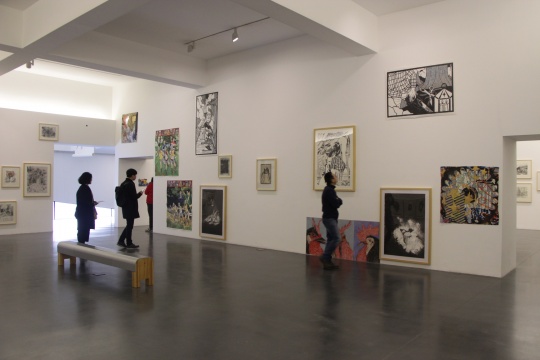 中間美術(shù)館一層展廳中部