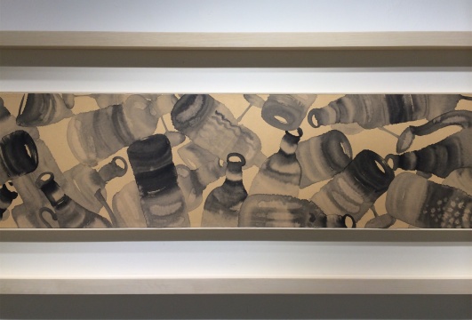 《靜物》（局部）  紙本水墨  26x234cm  2007
