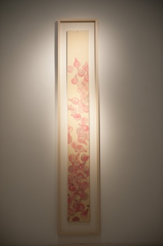 《燈泡》  紙本水墨  234x26.5cm  2008
