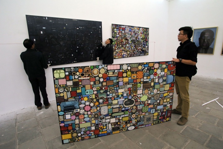 十周年特別展布展中
