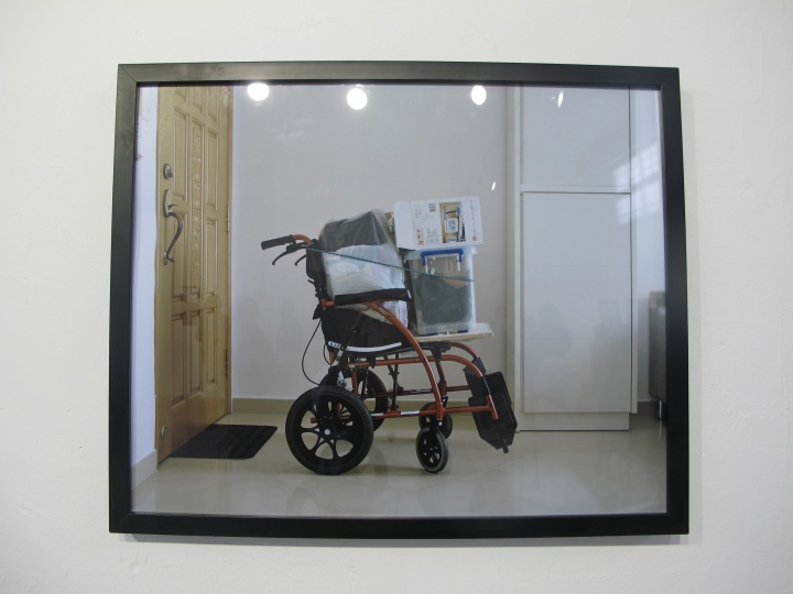 果品廠展區(qū)中香港藝術(shù)家劉衛(wèi)的作品
