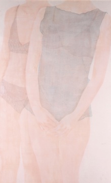 徐華翎?《香》  158×99?cm（約14平尺）? 設(shè)色絹本?2005
