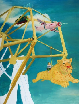 仇曉飛 《大摩天輪》 布面油畫  200×150cm  2003
