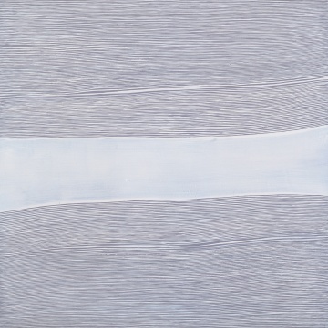 王光樂 《壽漆系列070810》 布面丙烯  114×116cm  2007