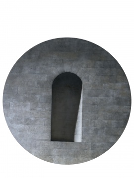 陳文驥 《虛心》 直徑180cm  布面油畫    2006
