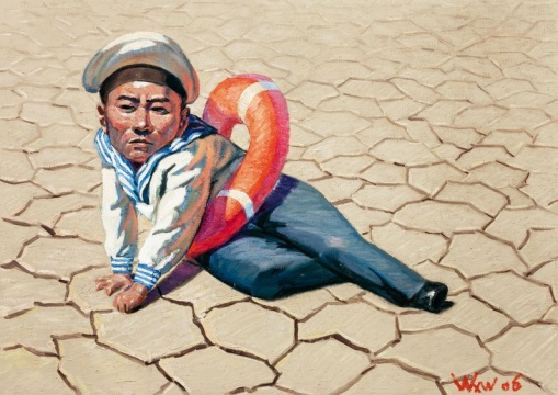 王興偉  《小海軍》 115.8×163cm  布面油畫  2006