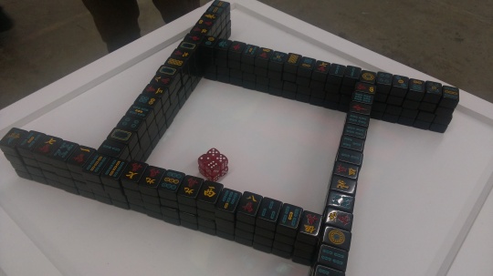 作品《打麻將》
