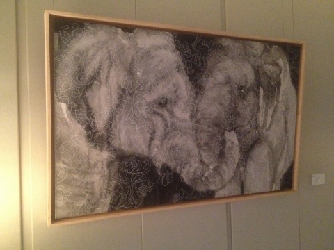 張?jiān)P 《昔》 110X69cm 紙本水墨 2013
