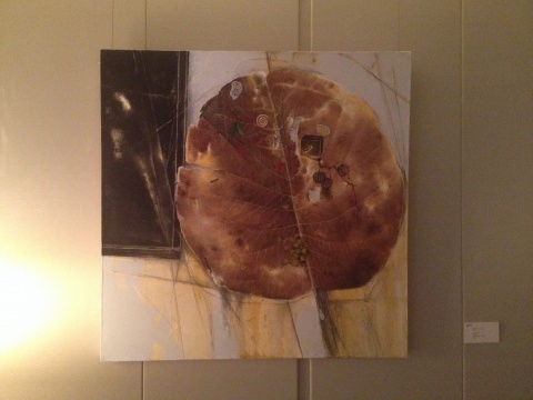 范安翔 《一葉》 80X80cm 布面油畫(huà) 2013
