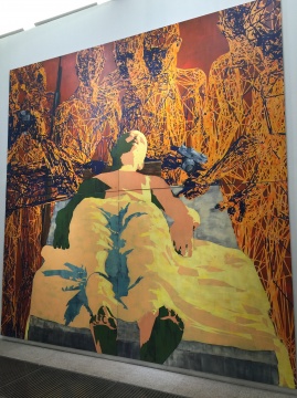 《異己》  400x400cm  布面丙烯  2014
