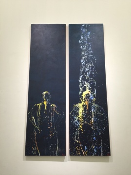  《洗禮》  260x146cm    布面丙烯  2013
