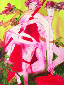 《燃燒的夏日》200 x 150cm 布面油畫 2013
