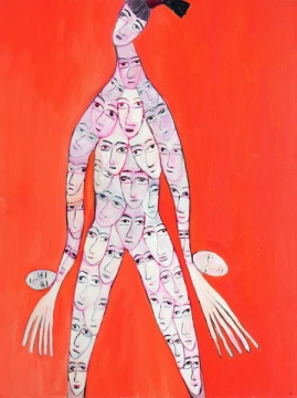 《我是這樣活著》 200x150cm 布面油畫2014
