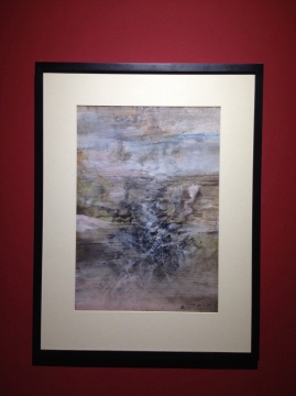 趙無(wú)極 《無(wú)題》 54×38cm 紙本綜合材料 1960
