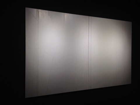 劉野 《竹子的構(gòu)圖5號(hào)》 220×180cm×2 布面丙烯 2012
