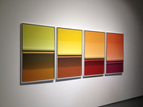 李平 《新物質(zhì)系列》 120×70cm×4 布面油畫(huà) 2014
