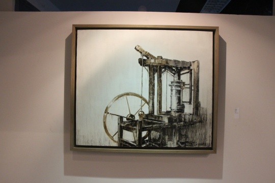 《肢體 機(jī)器》 60×70cm 布面油彩 2012
