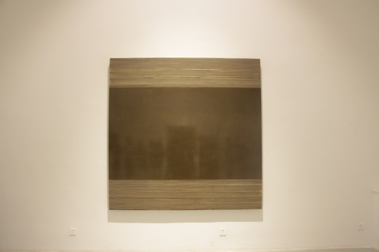一層展廳 《灰塵150214》 200×200cm 布面灰塵 2015
