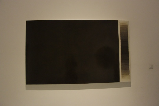一層展廳 《灰塵150304》 200×120cm 布面灰塵 2015
