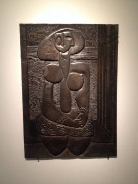 《妻子》 58×42cm 鐵 1983
