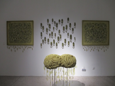 黃藍(lán)作品
