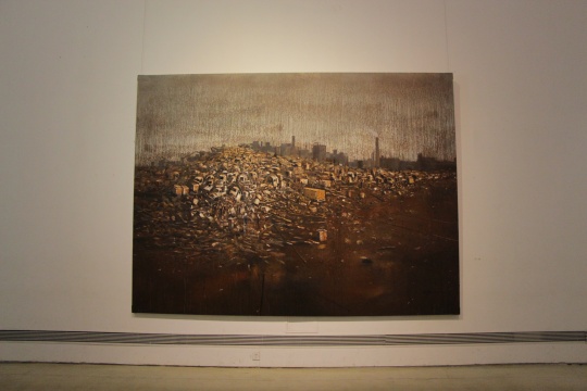《城·跡18》 300×400cm 布面丙烯 2014
