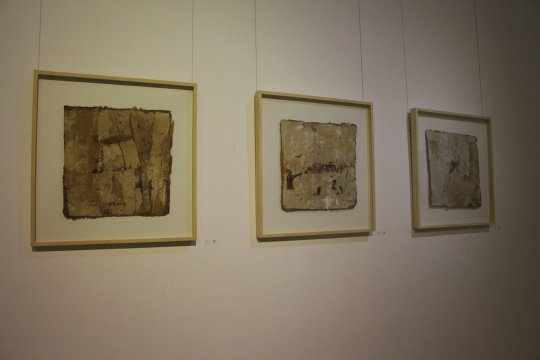 《跡·像16》、《跡·像17》、《跡·像18》 50×60cm 紙上丙烯 2015