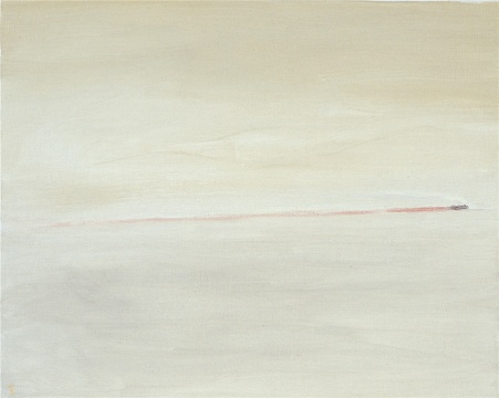 《開往蘭州的火車》  40cm×50cm  布面油畫   2010

