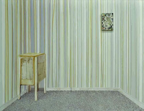 Lot 106  陳彧君《亞洲地境—5.2平方米 no.20090919》 200 x 260 cm  丙烯畫布  2009  估價(jià)：20-30萬(wàn)元
