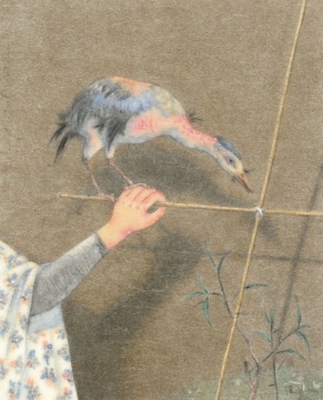 曾健勇 《臨江渡》 90x73cm 紙本設色 2015
