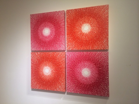 孟祿丁《元素》綜合材料 85×85cm×4 2015
