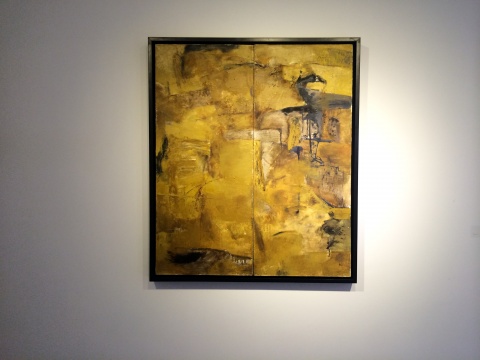 顧黎明《漢，馬王堆No.2》布面油彩 95×80cm 1991
