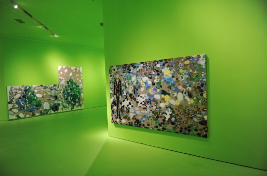 5月24日，“覓它Mitte藝術(shù)小組第一回展”  中畫廊現(xiàn)場
